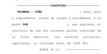 Caso practico donacion usufructo vivienda garon abogados